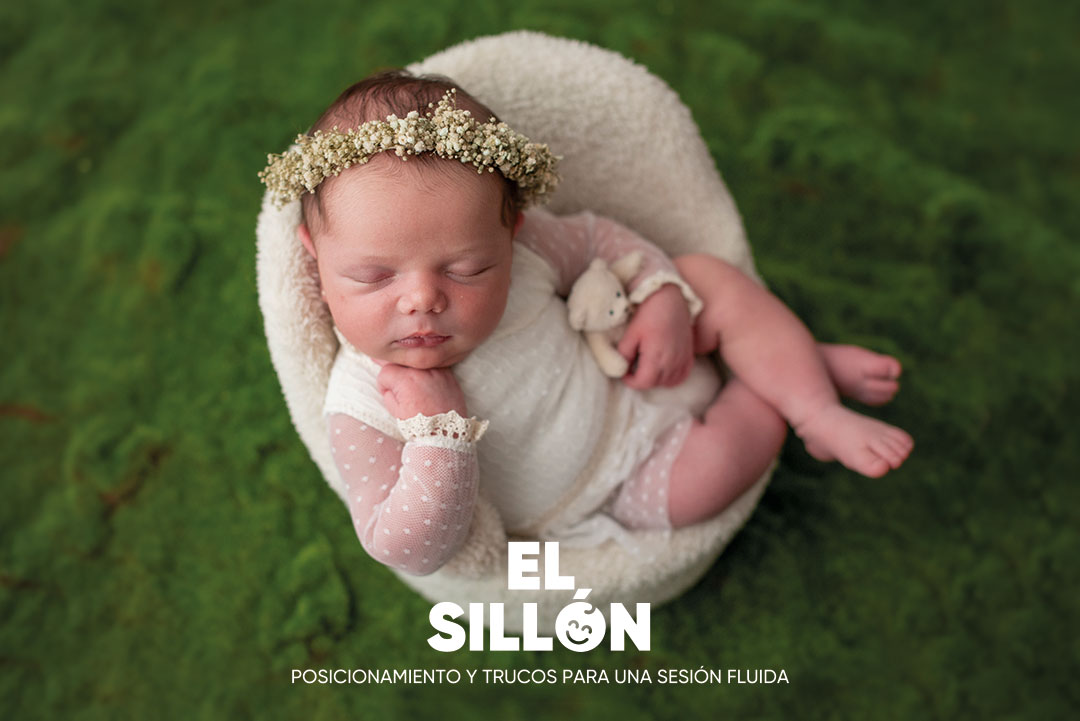 Curso de fotografía newborn online: Posicionamiento en silla