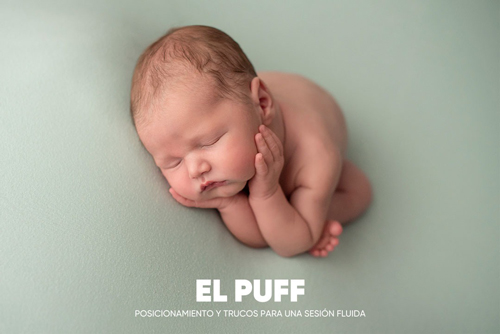 Transiciones en el puff. Curso de fotografía newborn online