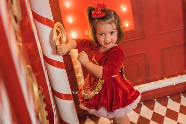 Cómo hacer escenario de navidad para fotografía infantil